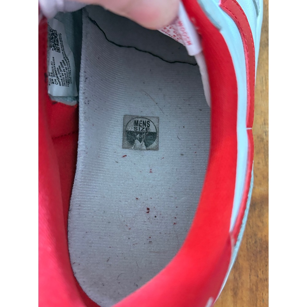 Nike Jordan Air Jordan 1 Low Mens 12 Sneakers White University Red CZ0790-161 - Picture 7 of 10